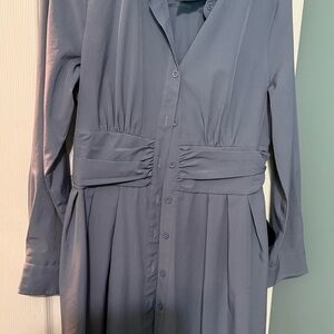 Elegant Light Blue Women's Dress